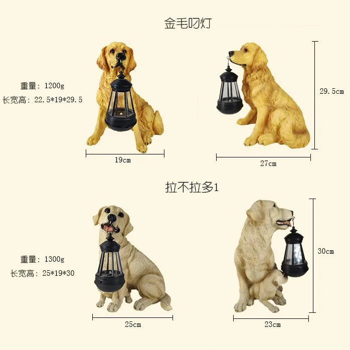 Excellent Factory Direct Sales Home Decor Resin Sculpture Dog Supply