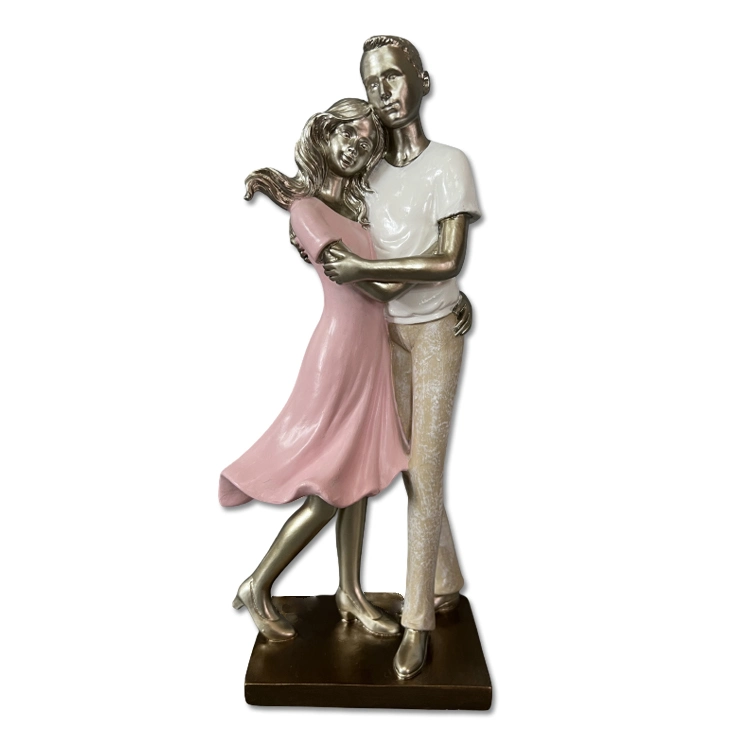 Custom Resin Figure Love Wedding Souvenir Couple Statue for Weeding Gift